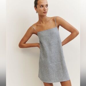 Reformation Aubree Linen Dress